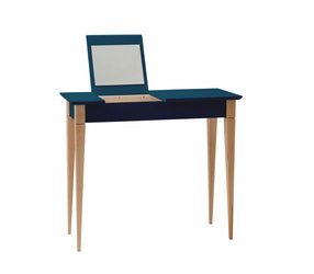 MIMO Dressing Table with Mirror - 65x35cm Petrol Blue