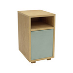 SLIM Nachttisch Breite 30cm x Tiefe 40cm Salbeigrün