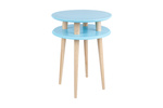 UFO Couchtisch Dmr. 45cm x Höhe 61cm Türkis