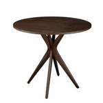 Runder Esstisch JUBI Durchm. 80cm Walnuss