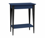 MIMO Konsolentisch 65x35cm - Schwarze Beine / Marineblau