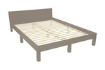 DABI SUPER KING Bett B 200cm x L 200cm Beigegrau