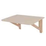 KLAPP Klappbarer Wandtisch 60x70cm Eschenholz Braun Beige