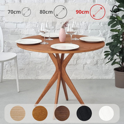 JUBI Ronde Eettafel diameter 90 cm Eiken