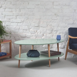OVO low Coffee Table W 110 x D 70cm - Sage Green