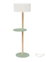 UFO Floor Lamp 45x150cm - Sage Green / White Lampshade