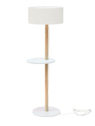 UFO Floor Lamp 45x150cm - White / White Lampshade