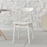 White wooden chair BIJU 