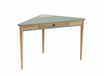 ASHME Corner Desk 114x85x85cm - Sage Green
