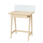 LUKA Writing Desk 65x50cm with Drawer, Ashwood