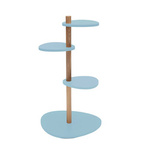 MAGLA 3-Tier Ashwood Plant Stand W55 x H91cm Gentle Blue