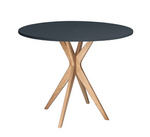 JUBI Round Dining Table diam. 60cm Graphite