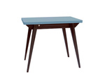 ENVELOPE Extendable Dining Table 90x65cm Gentle Blue Walnut