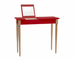 MAMO Dressing Table with Mirror - 65x35cm Red