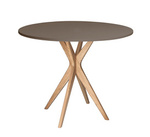 JUBI Small Round Table diam. 60cm Beaver Brown