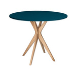 JUBI Tavolino Rotondo diam. Blu petrolio da 60 cm