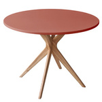 JUBI BOLD Round Dining Table 100cm Antique Pink