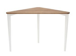 NAJA Corner Desk W114 x L85 x H75cm OAK White Legs