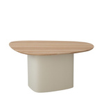 Cells Mini Coffee Table 90x55xH45cm Brown Beige Ashwood