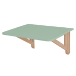 KLAPP Drop Down Wall Table 60x70cm Ashwood Sage Green