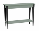 MIMO Console Table 105x35cm Black Legs Sage Green