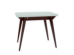 ENVELOPE Extendable Dining Table 90x65cm Fleeting Mint Walnut