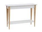 MIMO Console Table with Shelf 105x35cm White