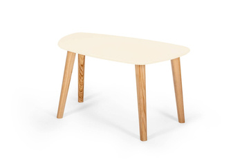 Endocarp Coffee Table 68x41x40cm - Chalk / Ashwood