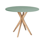 Table à manger ronde JUBI 60cm Vert Sauge