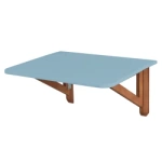 KLAPP Table murale rabattable 60x70cm Chêne Bleu Doux