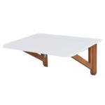 KLAPP Table murale rabattable 60x70cm Chêne Blanc 