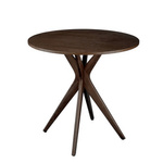 JUBI Petite Table Ronde différentes dimensions Noyer