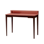 Bureau Ashme avec tiroir clavier, Noyer, Vieux Rose
