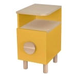 Table de nuit étroite avec tiroir DABI MINI Gauche Jaune Genët