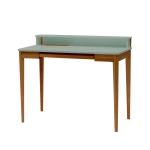 Bureau Ashme avec tiroir clavier, Chêne Vert Sauge