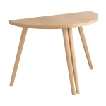 Table demi-lune extensible MAWI diamètre 110 cm Frêne