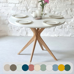 JUBI BOLD Table à Manger Ronde 100cm différentes couleurs