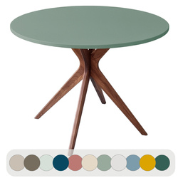 JUBI BOLD Table à Manger Ronde 110cm Différentes couleurs