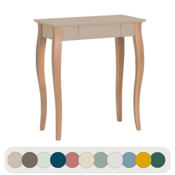 LILLO Table console 65x35cm Marron Beige