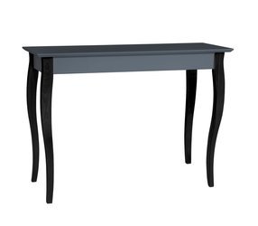 Table console LILLO - 105x35cm Pieds noirs / Graphite