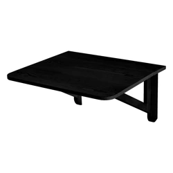 KLAPP Klappbarer Wandtisch 60x70cm Schwarzes Eschenholz