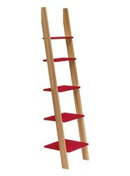 ASHME Ladder Shelf 45x35x180cm - Red