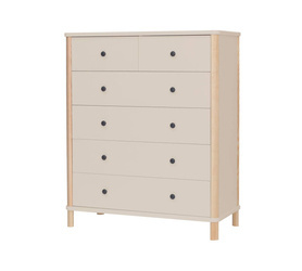 ASHME Big Boy Chest of Drawers H113cm Brown Beige