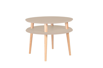 UFO Coffee Table diam. 57cm x H 45cm Brown Beige