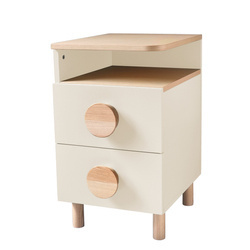 DABI Nachtkastje 41x50cm Links Krijtwit