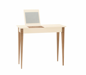 MIMO Dressing Table with Mirror 85x35cm Chalk White