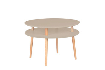 UFO Coffee Table diam. 70cm x H 45cm Brown Beige