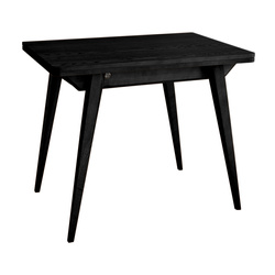 ENVELOPE Extendable Dining Table 90x65cm Black-stained Top