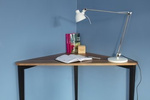 NAJA Corner Desk W114 x L85 x H75cm OAK Black Legs