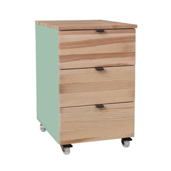 LUKA Storage Cabinet with Wheels W41xD50cm Ash Sage Green